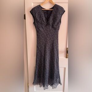 90s Jones New York Silk floral dress Size 12